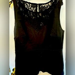 Lane Bryant fitted lace holiday top size 14 16